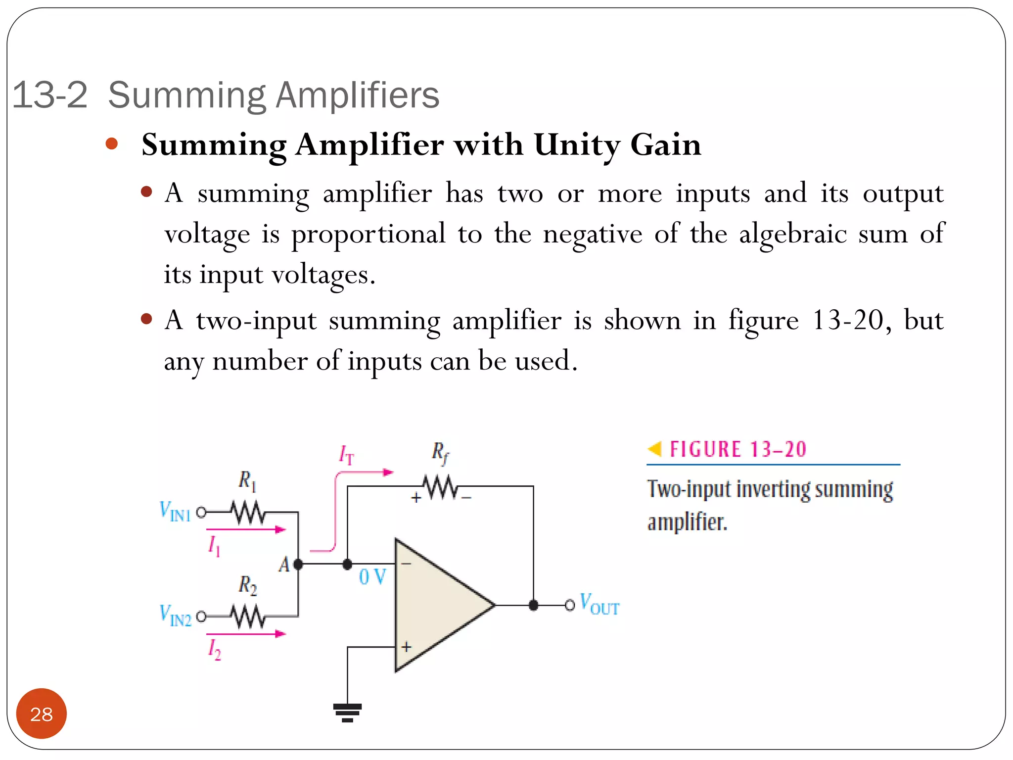 Basic op amp circuits | PDF