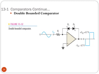 13-1 Comparators Continue… 
 Double Bounded Comparator 24  