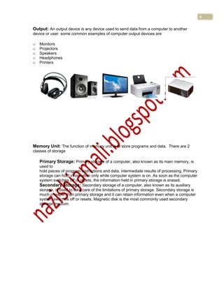 Basic operations of computer my assignment | PDF