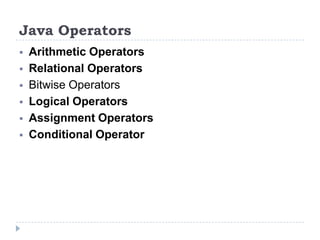 PPT3 - Basic Operators | PPT