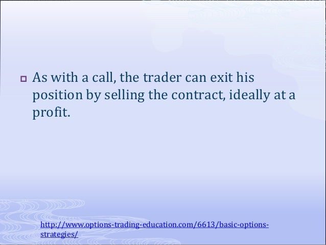 Basic options trading strategies