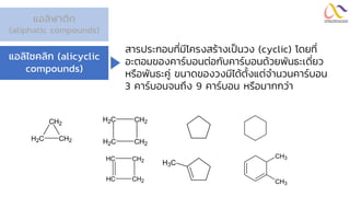 สารอินทรีย์ และหมู่ฟังก์ชัน : Organic Compounds and Functional Groups | PDF