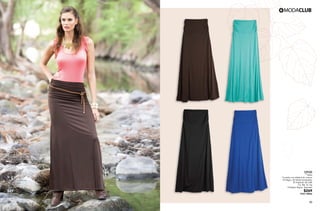 29 30
CD54
Blusa
Encaje en hombros y espalda
48 Coral profundo, 96 Ivory,
88 Verde Agua, 48 Coral Profundo
Ch, Me, Gr, Xg
Poliéster, Rayón, Spandex
$149
PC1110464
WP36
Cinturón de gamuza
36 Café Moka
Ut, Gr
Sintético
$69
PC304833
(Catálogo Línea)
QS08
Falda
Forrada, con elástico en cintura
10 Negro, 60 Verde Esmeralda,
55 Imperial, 06 Café
Ch, Me, Gr, Xg
Poliéster, Rayón, Spandex
$269
PC8118846
 