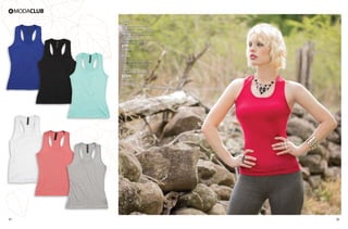 31 32
CD43
Playera
Con resaque en espalda
10 Negro, 01 Blanco,
82 Plata Jaspe, 24 Verde Menta,
08 Azul Rey, 48 Coral Profundo,
44 Rojo Granada
Ch, Me, Gr, Xg
Poliéster, Rayón, Spandex
$99
PC4406981
RT66
Malla
Elástico en cintura, tela gruesa
10 Negro, 48 Coral Profundo,
46 Negro Jaspe
Ch, Me, Gr, Xg
Poliéster, Rayón, Spandex
$229
PC3016092
 