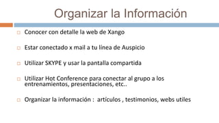 Estar conectado al Programa de Capacitación Continua