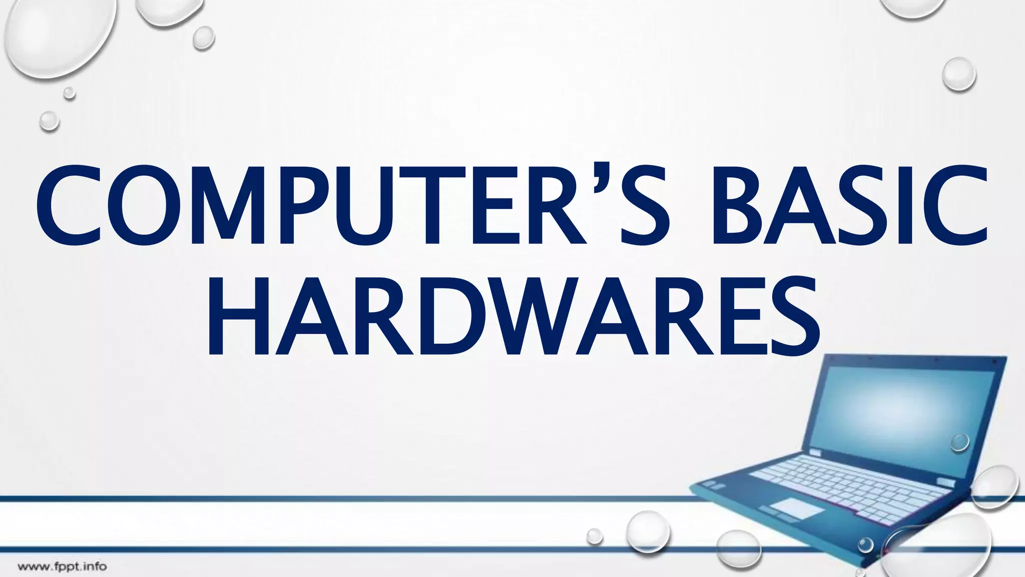 Basic Parts of a Computer.pptx | Computer Peripherals | Computing