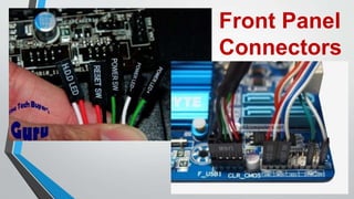 Front Connection BASIC PARTS OF MOTHERBOARD.pptx