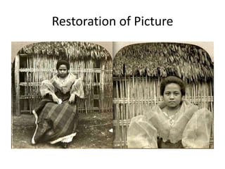 Restoration of Picture
 