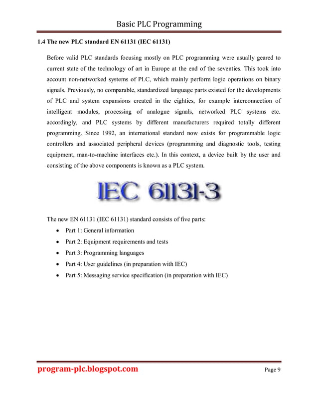Basic PLC Programming program The Fundamental Knowledge of PLC.pdf