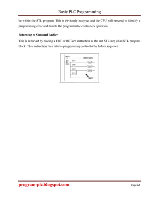Stl Code Plc Basic PLC Programming program The Fundamental Knowledge of PLC.pdf