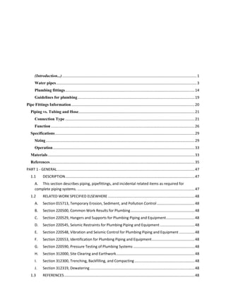 Basic plumbing manual | PDF