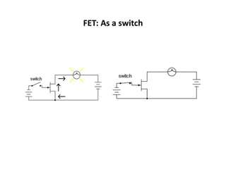 FET: As a switch
 
