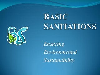 Ensuring
Environmental
Sustainability

 