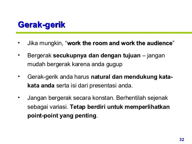 Basic presentation skills