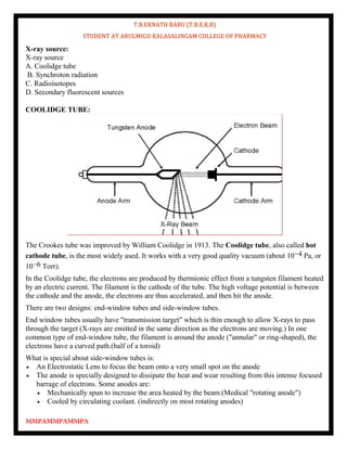 X - RAY DIFFRACTION TECHNIQUE | PDF