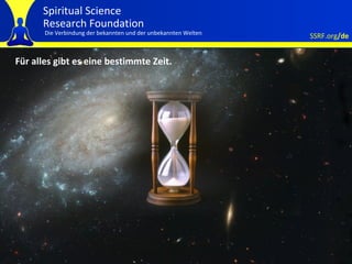 Für alles gibt es eine bestimmte Zeit. 