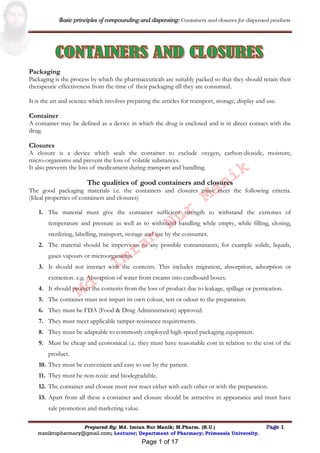 Packaging Technology | PDF