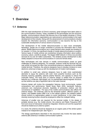Basic Principles and Design of The Antenna in Mobile Communications | PDF