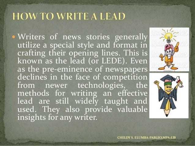 basic principles in news writing