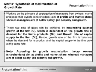 Basic principles in the application of managerial economics | PPTX
