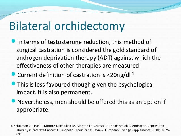androgen deprivation therapy