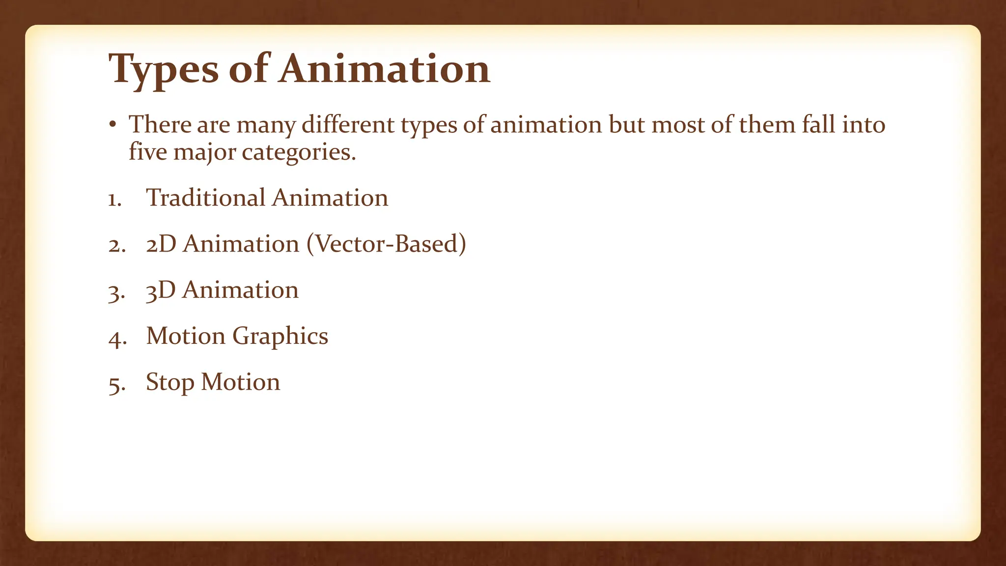 Basic Principles and Types of Animations | PPTX