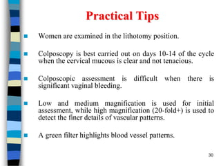 Dr Ayman Ewies - Basic principles of colposcopy 2009 | PDF