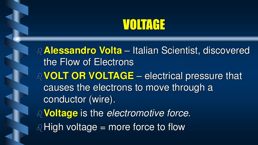 Basic Principles Of Electricity Basic principles of electricity