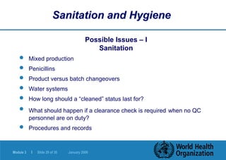 Comprehensive Guide to Sanitation and Hygiene in GMP Practices | PPT