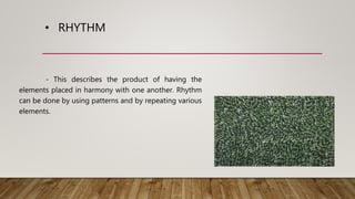 Basic principles of graphics and layout | PPTX