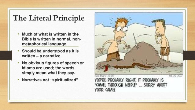 Principles of bible hermeneutics
