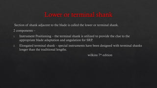 Basic principles of instrumentation used in dentistry | PPTX
