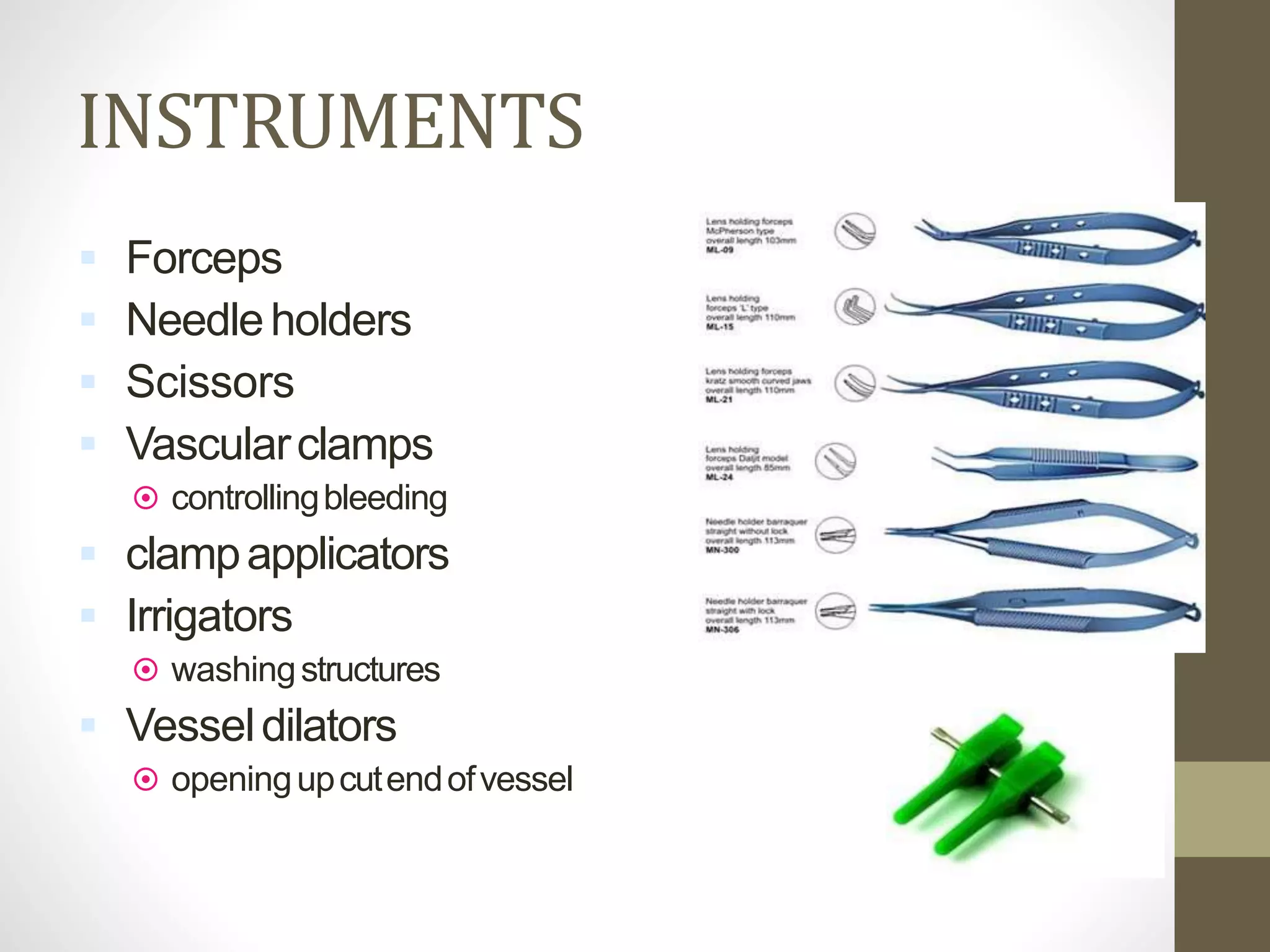 Basic principles of microsurgery | PPTX