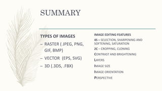 Feature Simple Image Basic principles of photo editing | PPTX