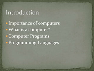 Basic programming | PPT