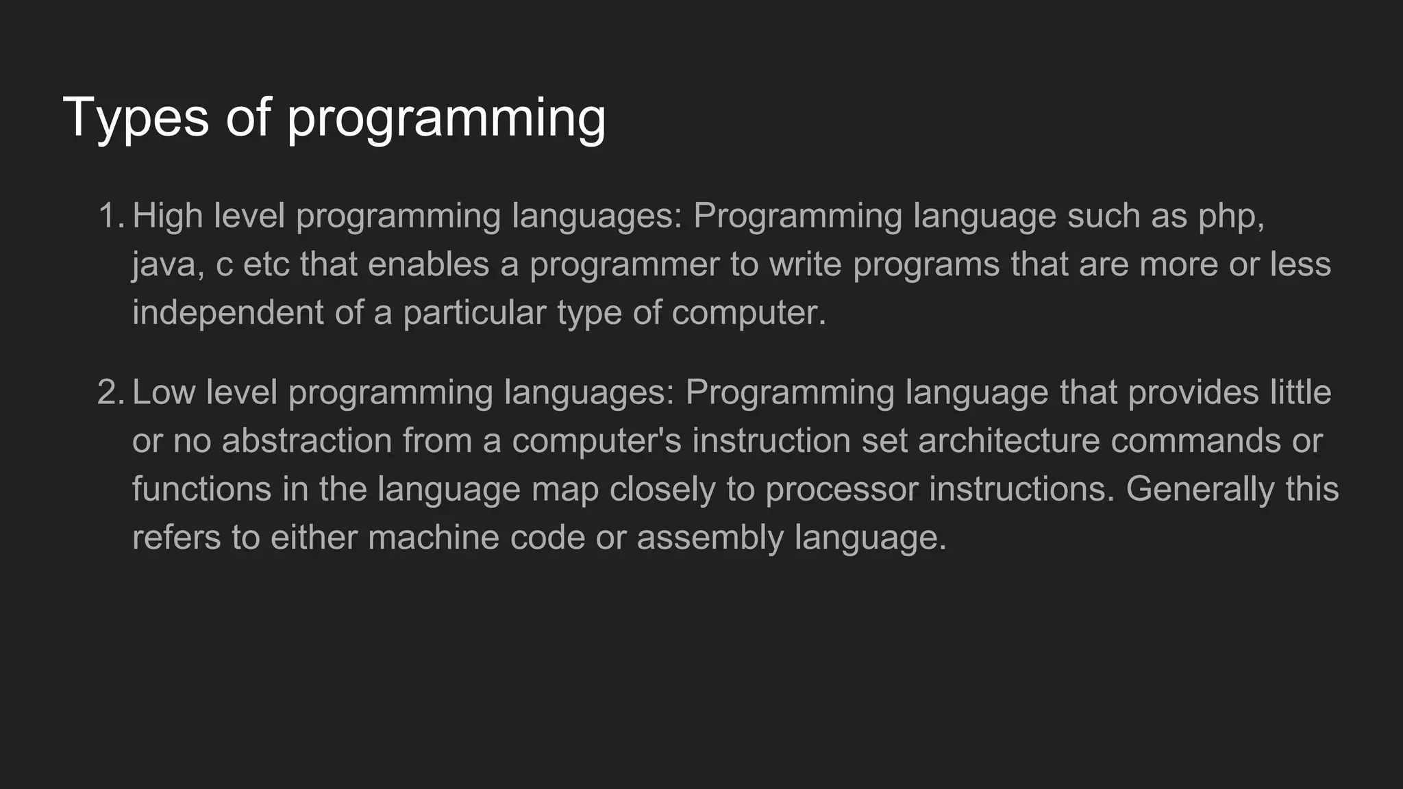 Basic programming and data structure | PPT