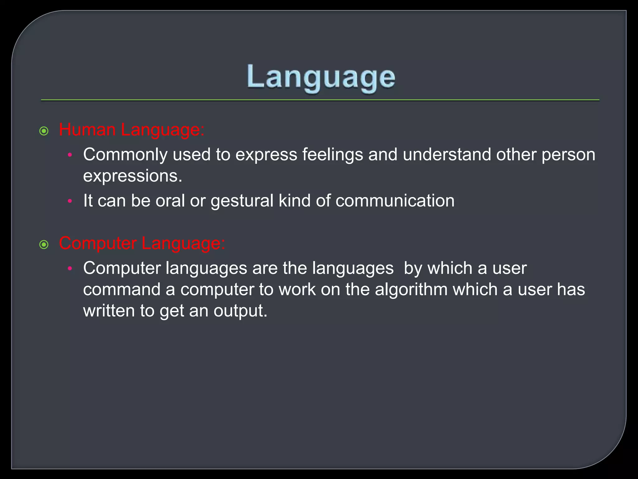 Basic programming concepts | PPTX