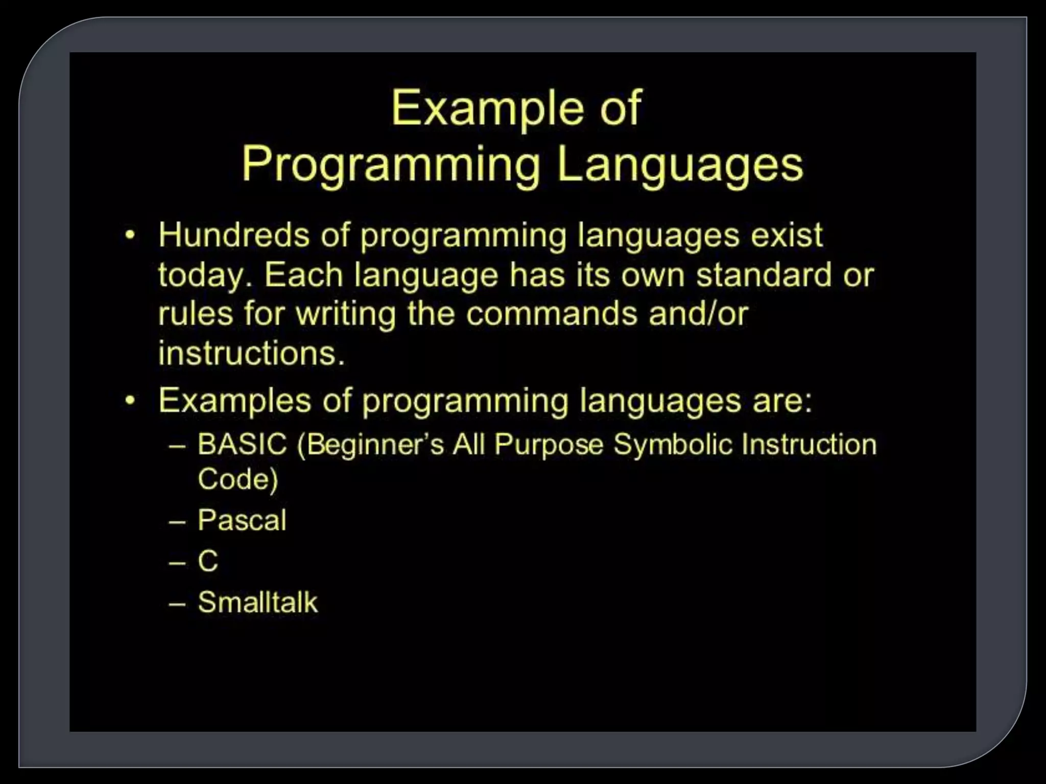 Basic programming concepts | PPTX
