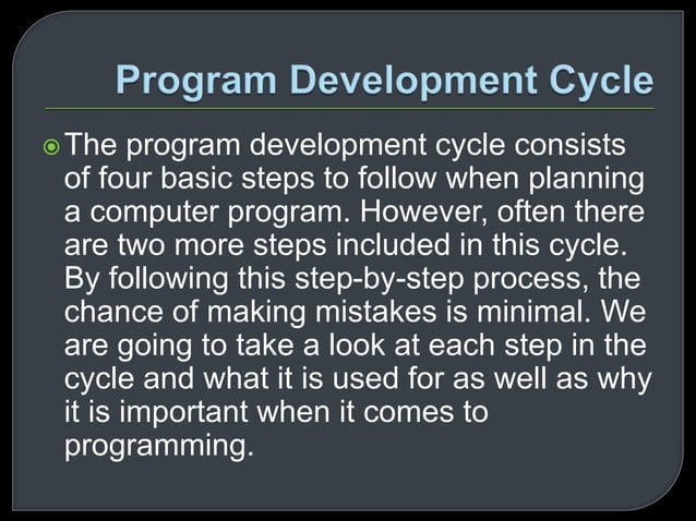 Basic programming concepts | PPTX