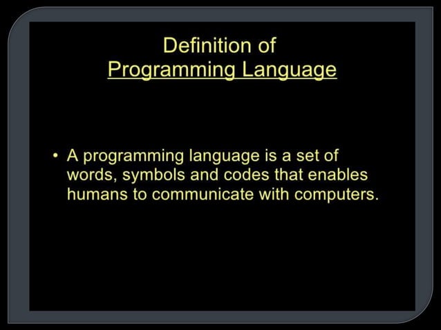 Basic programming concepts | PPTX