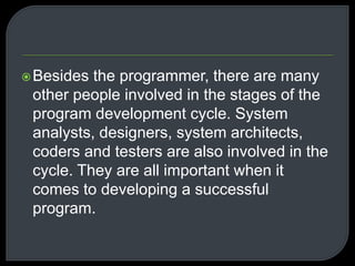 Basic programming concepts