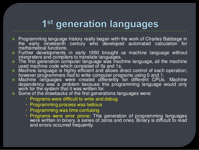 Basic programming concepts