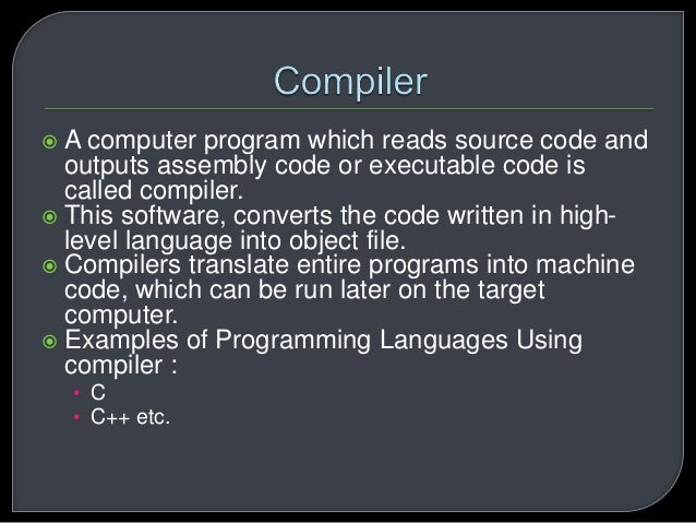 Basic programming concepts