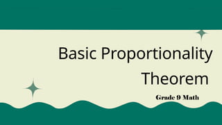 Basic Proportionality Theorem Mathematics.pptx