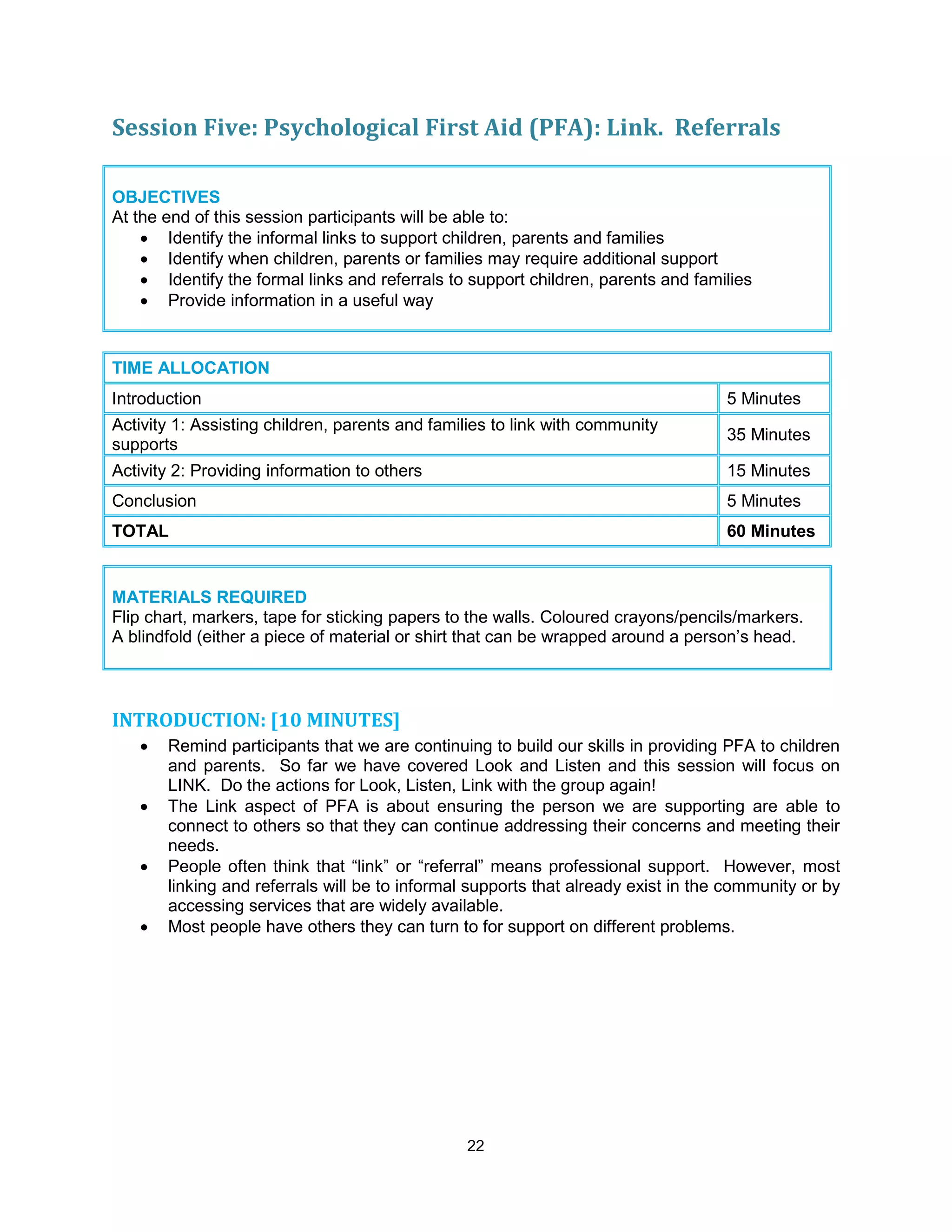 Basic PSS in education - A training manual for teachers and other ...