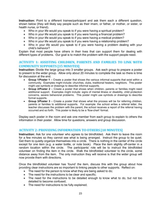 Pss Note Examples Basic PSS in education - A training manual for teachers and other ...