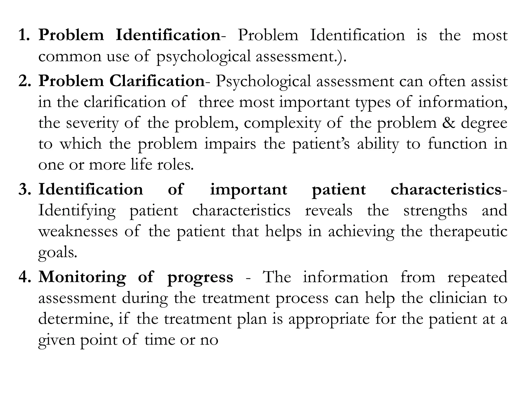 WHAT ARE THE 5 BASIC ELEMENTS OF PSYCHOLOGICAL ASSESSMENT visual data 5