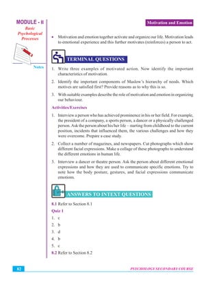Basic psychological processes memory | PDF