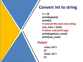 Basic python programs | PPT