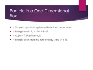 Basic Quantum Mechanics, .postulates of quantum mechanics | PPTX